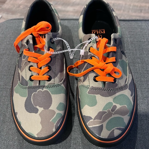 NWT Polo Ralph Lauren Mens Keaton Pony Sneakers Camo  Size US 9, UK 8, EUR 42 - Picture 8 of 14